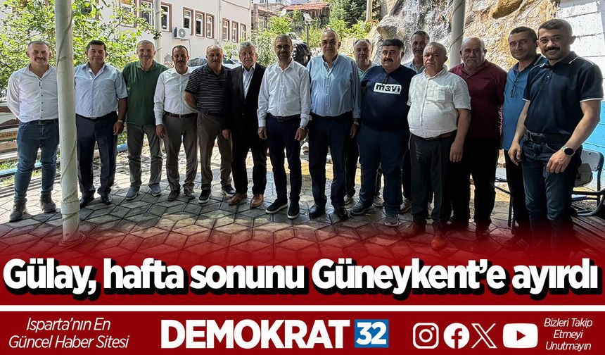 Gülay, hafta sonunu Güneykent’e ayırdı