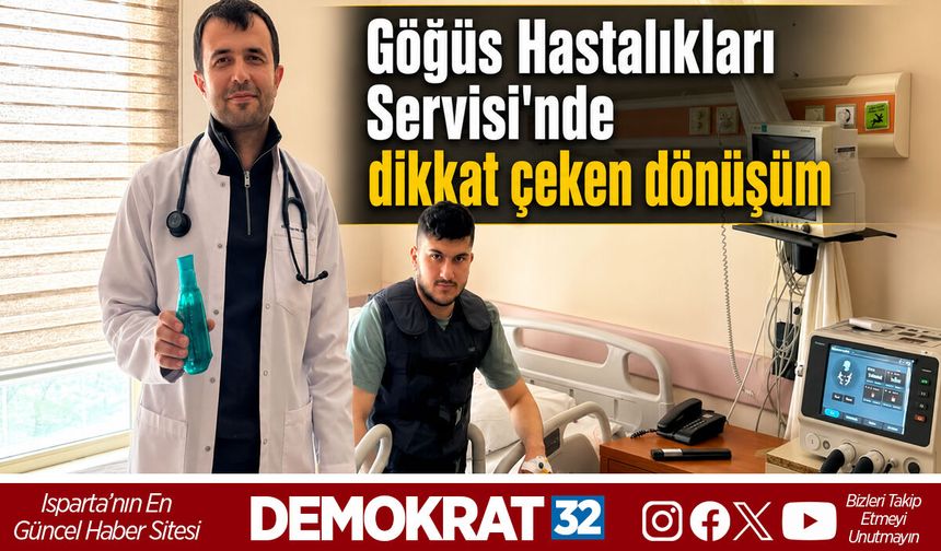 Dr.Koç ile Göğüs Hastalıkları Servisi aşama kaydetti