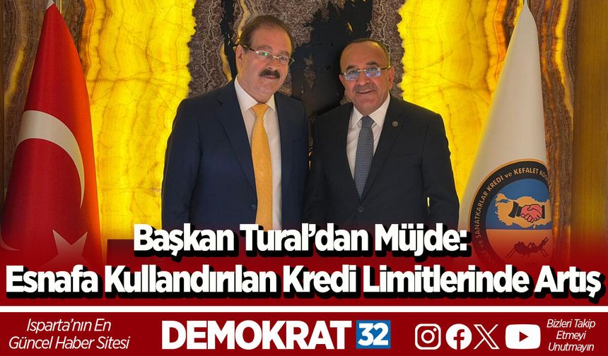 Başkan Tural’dan Müjde: Esnafa Kullandırılan Kredi Limitlerinde Artış