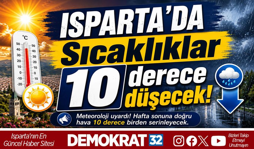 Sıcaklıklar 10 derece düşecek!