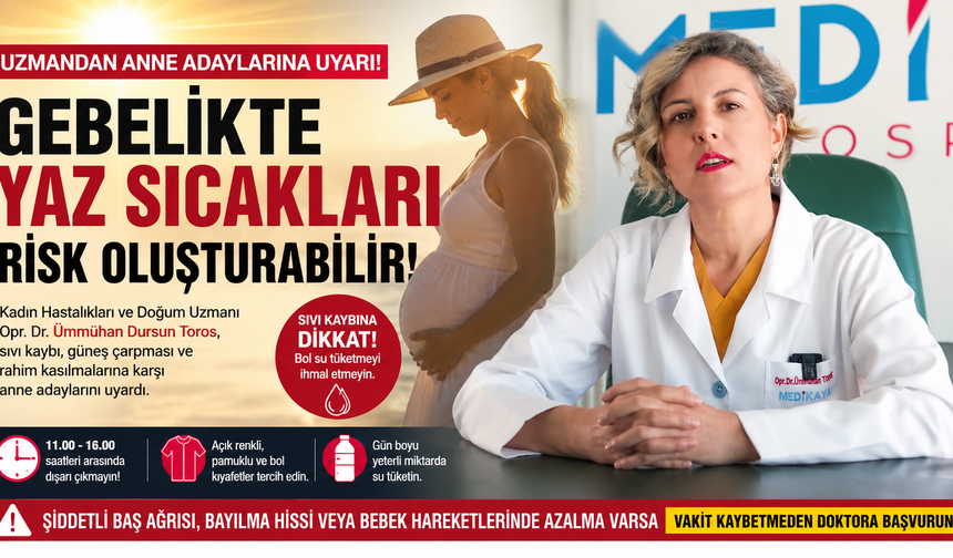 Gebelikte Yaz Sıcakları Risk Oluşturabiliyor