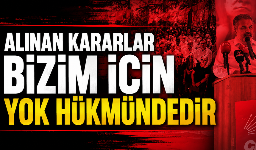 CHP Isparta'da Görevden Alma Kararına Tepki: "Mücadelemiz Devam Edecek"