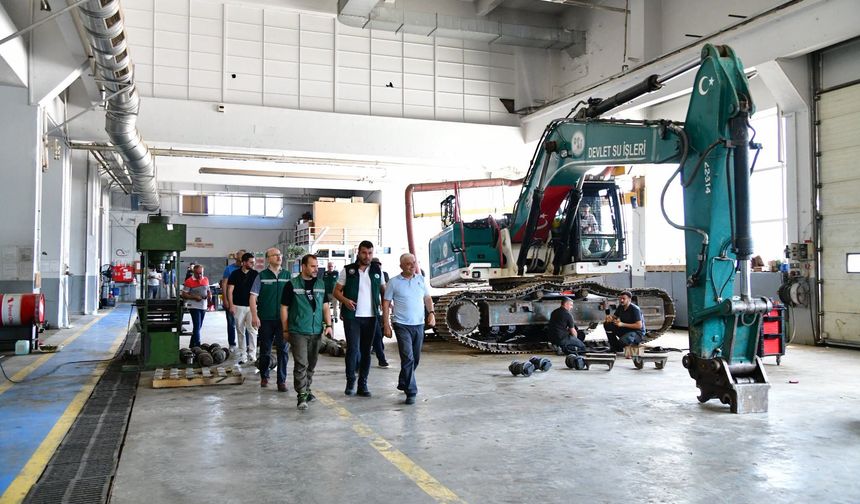 DSİ'DE YENİ ARAÇLAR HİZMETE ALINDI