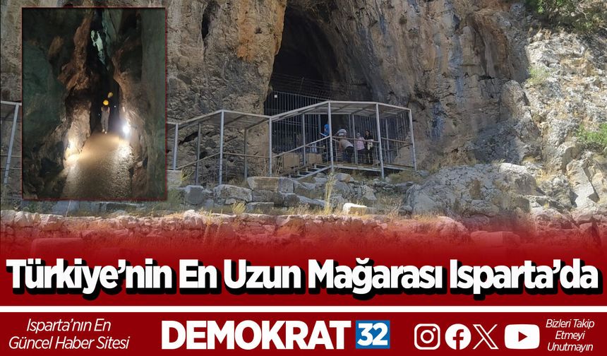 Türkiye’nin En Uzun Mağarası Isparta’da