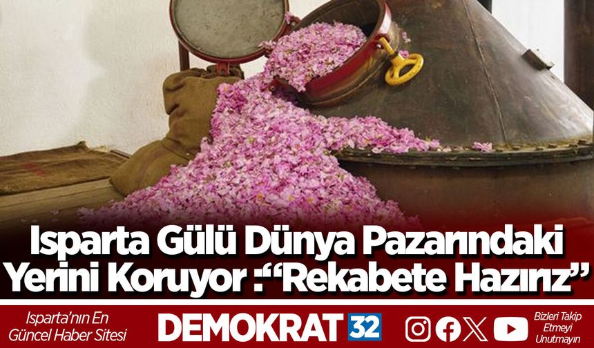 Isparta Gülü Dünya Pazarındaki  Yerini Koruyor: “Rekabete Hazırız”