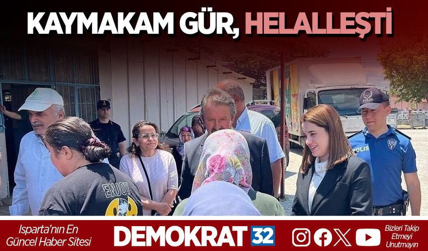 Kaymakam Gür, Helalleşti