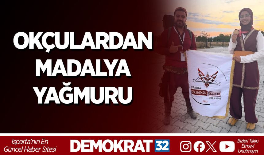 OKÇULARDAN MADALYA YAĞMURU
