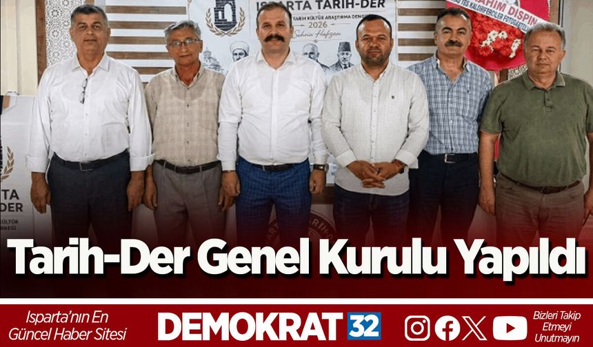Tarih-Der Genel Kurulu Yapıldı
