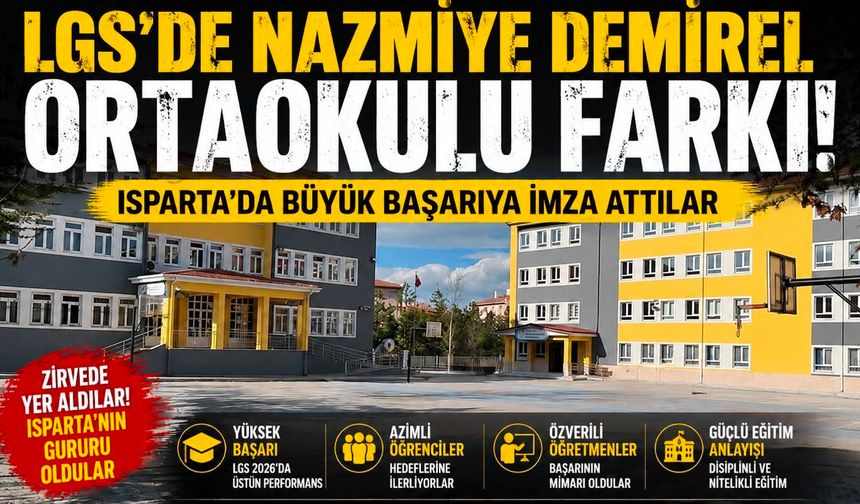 LGS'de Nazmiye Demirel Ortaokulu farkı