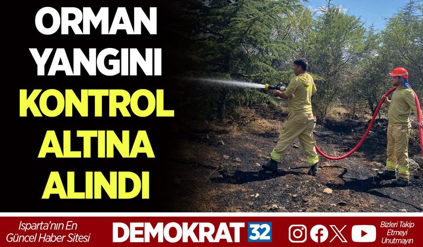 ORMAN YANGINI KONTROL ALTINA ALINDI