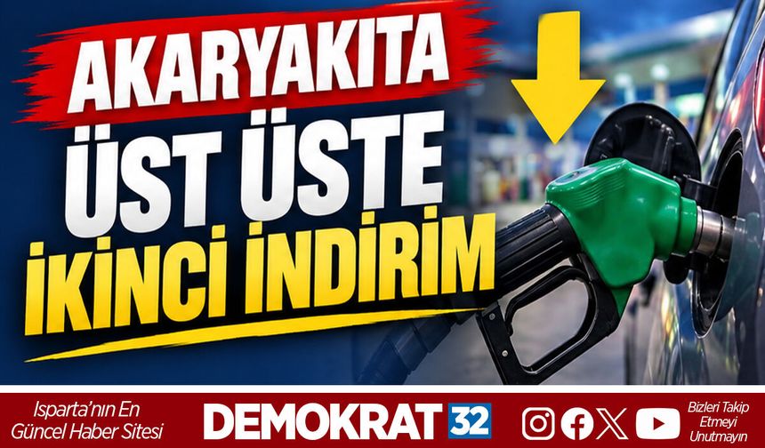 AKARYAKITA ÜST ÜSTE İKİNCİ İNDİRİM