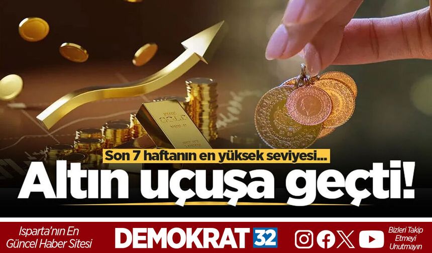 ALTIN UÇUŞA GEÇTİ