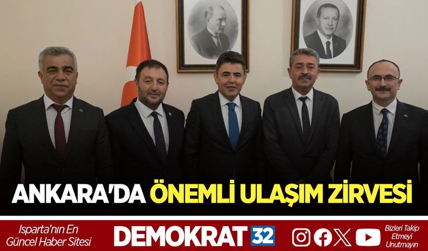 ANKARA'DA ÖNEMLİ ULAŞIM ZİRVESİ