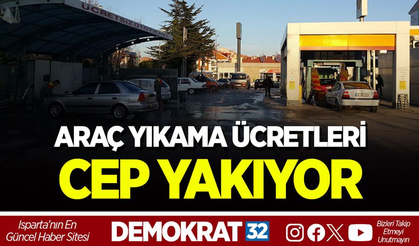 ARAÇ YIKAMA ÜCRETLERİ CEP YAKIYOR