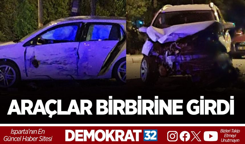 ARAÇLAR BİRBİRİNE GİRDİ