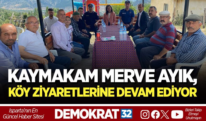 AYIK, KÖY ZİYARETLERİNE DEVAM EDİYOR