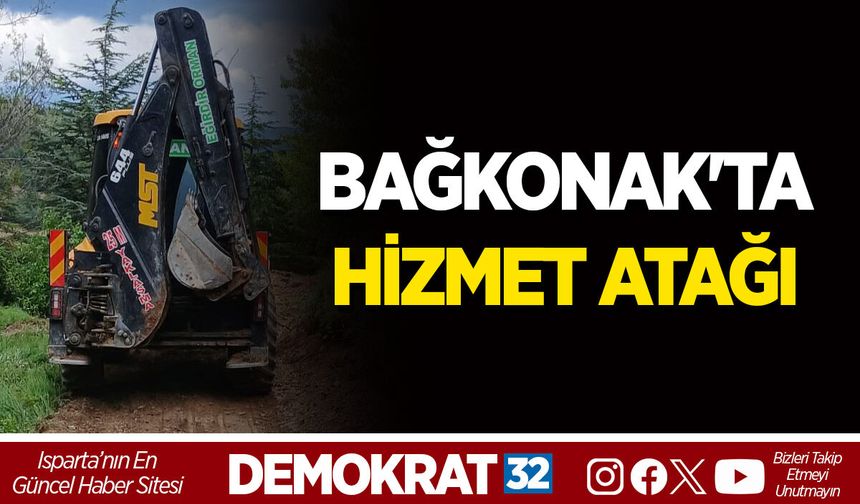 BAĞKONAK'TA HİZMET ATAĞI