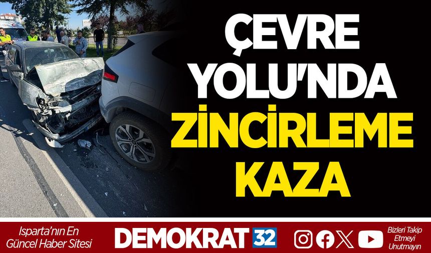 ÇEVRE YOLU'NDA ZİNCİRLEME KAZA