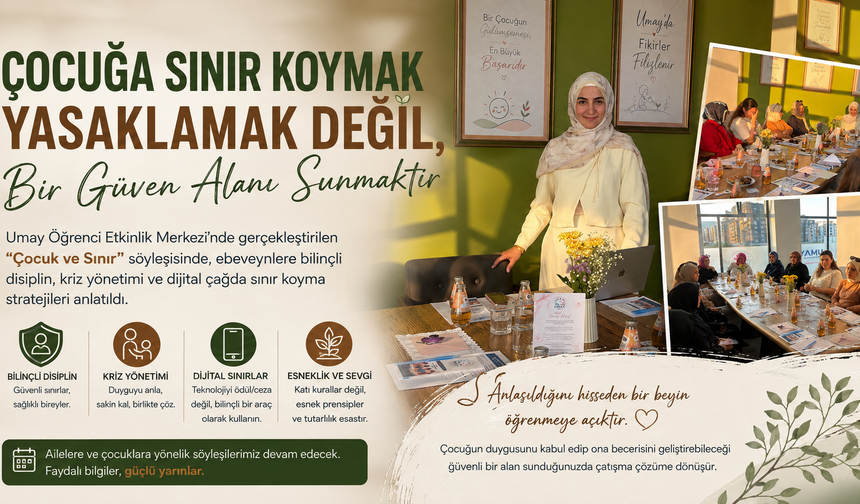Çocuğa Sınır Koymak Yasaklamak Değil, Bir Güven Alanı Sunmaktır