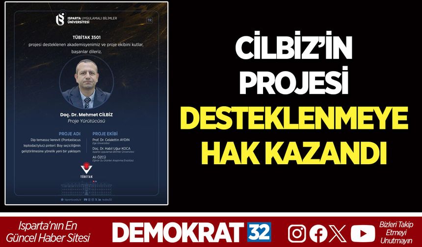 CİLBİZ’İN PROJESİ DESTEKLENMEYE HAK KAZANDI