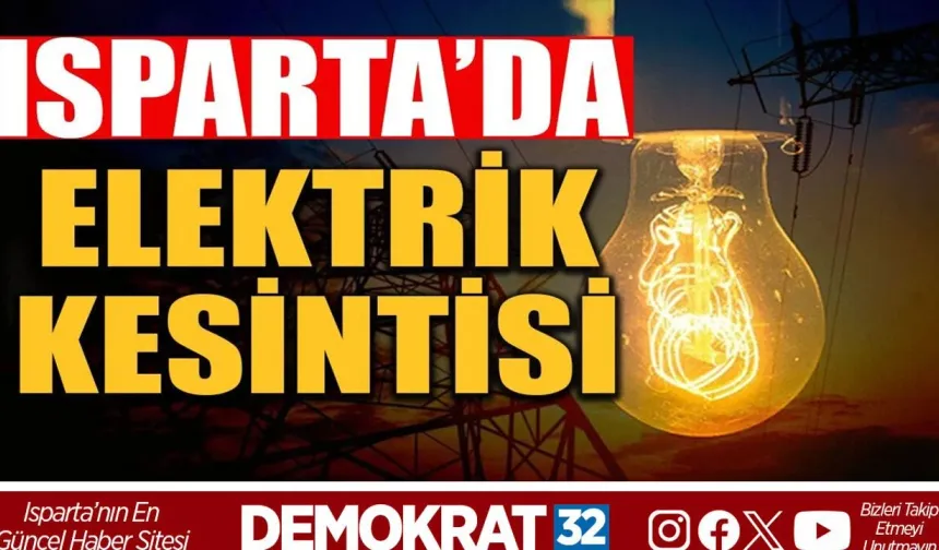 ELEKTRİKLER KESİLECEK