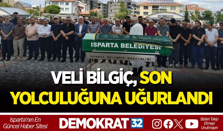 EMEKLİ MÜFTÜ YARDIMCISI VELİ BİLGİÇ SON YOLCULUĞUNA UĞURLANDI