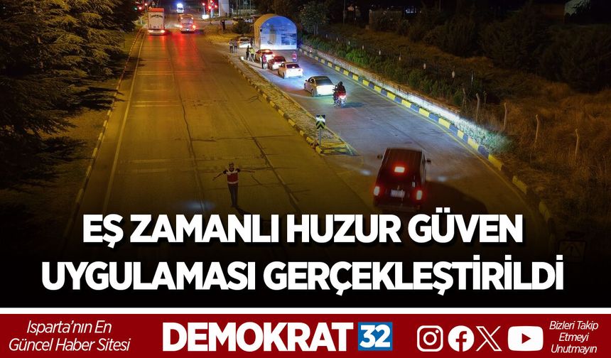EŞ ZAMANLI HUZUR GÜVEN UYGULAMASI GERÇEKLEŞTİRİLDİ