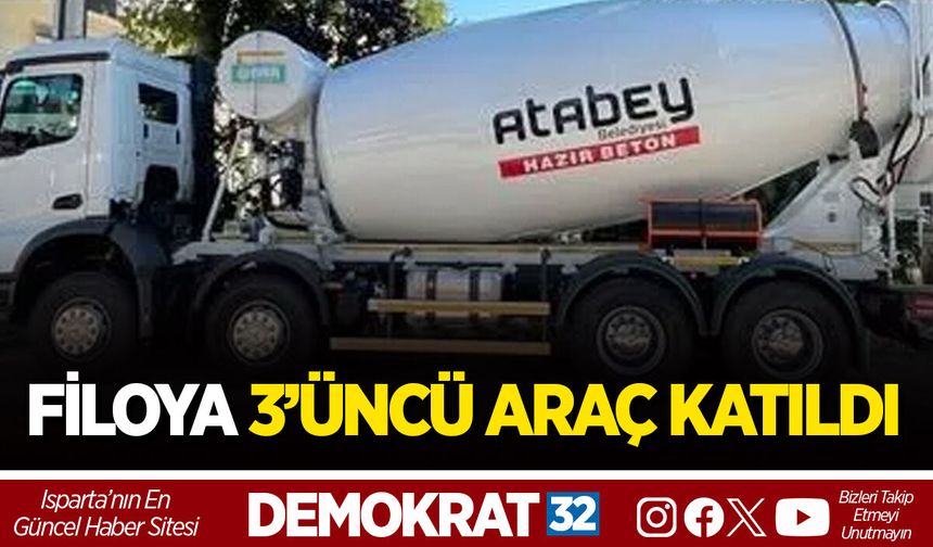 FİLOYA 3’ÜNCÜ ARAÇ KATILDI