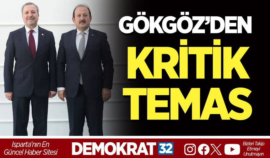 GÖKGÖZ’DEN KRİTİK TEMAS