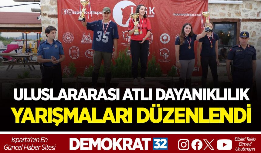 GÖNEN'DE ULUSLARARASI ATLI DAYANIKLILIK YARIŞMALARI DÜZENLENDİ