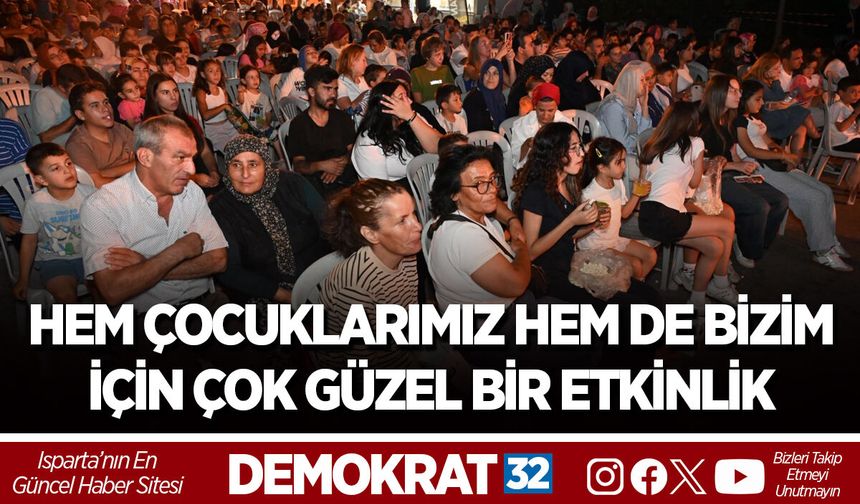 HEM ÇOCUKLARIMIZ HEM DE BİZİM İÇİN ÇOK GÜZEL BİR ETKİNLİK
