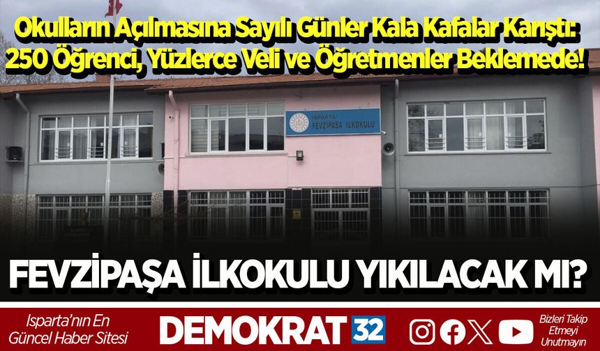 Fevzipaşa İlkokulu Yıkılacak Mı?