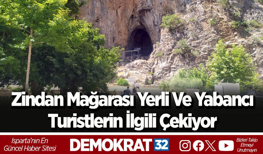 Zindan Mağarası Yerli Ve Yabancı Turistlerin İlgili Çekiyor