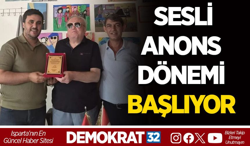 ISPARTA HALK OTOBÜSLERİNDE SESLİ ANONS DÖNEMİ BAŞLIYOR
