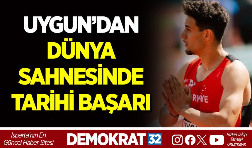 KORAY UYGUN’DAN DÜNYA SAHNESİNDE TARİHİ BAŞARI