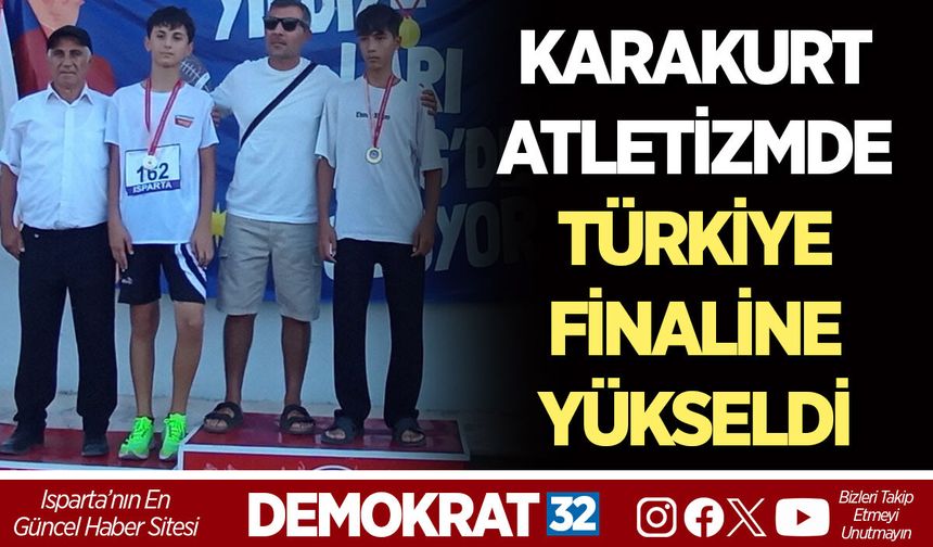 MAHMUT KARAKURT ATLETİZMDE TÜRKİYE FİNALİNE YÜKSELDİ