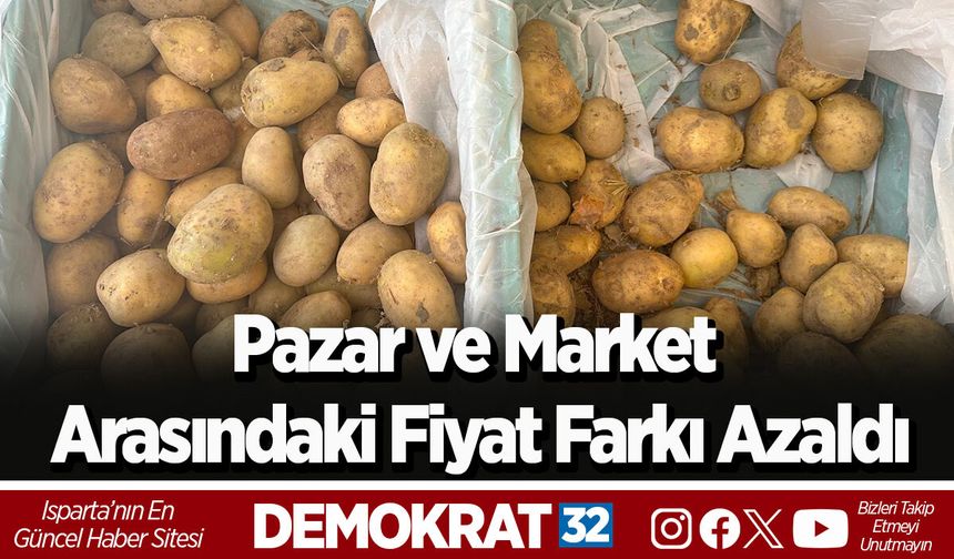 Pazar ve Market Arasındaki Fiyat Farkı Azaldı