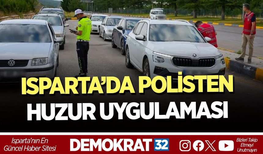 POLİSTEN HUZUR UYGULAMASI