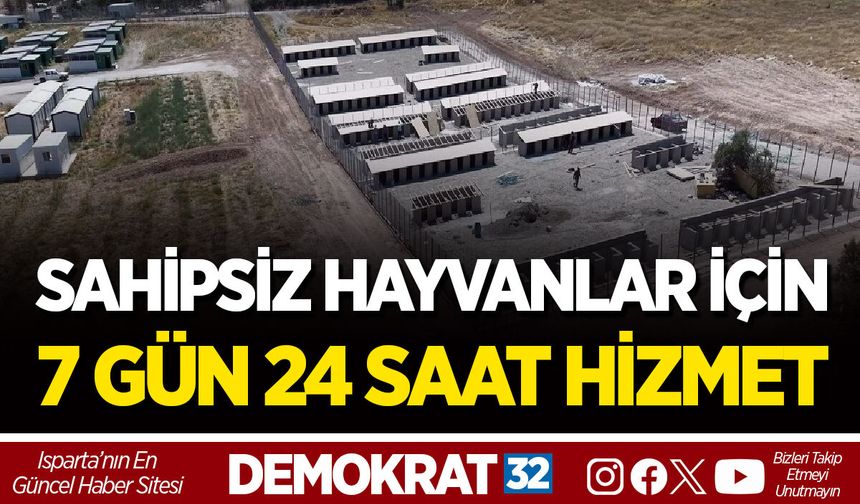 SAHİPSİZ HAYVANLAR İÇİN 7 GÜN 24 SAAT HİZMET
