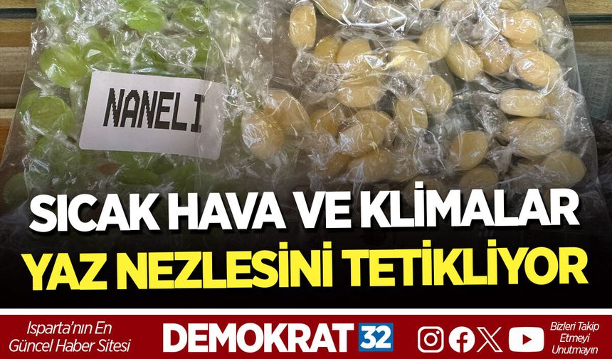 SICAK HAVA VE KLİMALAR YAZ NEZLESİNİ TETİKLİYOR