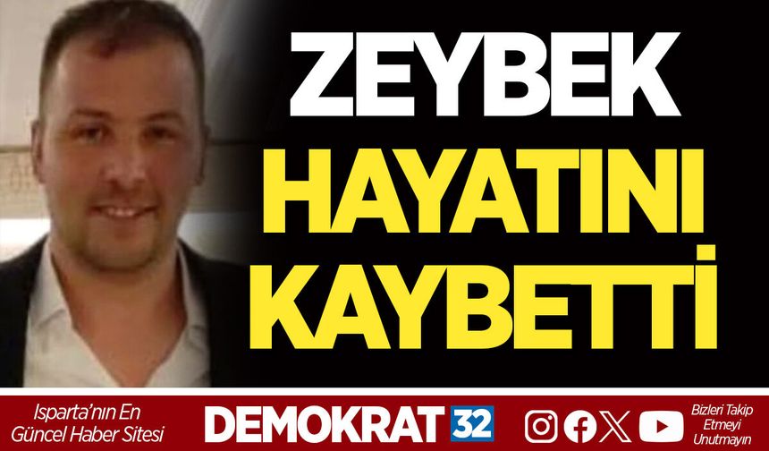 ZEYBEK HAYATINI KAYBETTİ