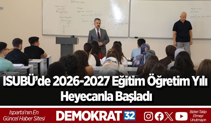 ISUBÜ’de 2026-2027 Eğitim Öğretim Yılı Heyecanla Başladı