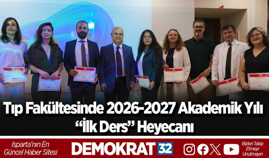 Tıp Fakültesinde 2026-2027 Akademik Yılı “İlk Ders” Heyecanı
