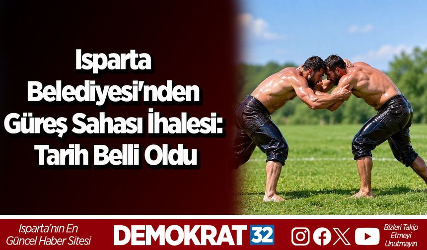 Isparta Belediyesi'nden Güreş Sahası İhalesi: Tarih Belli Oldu