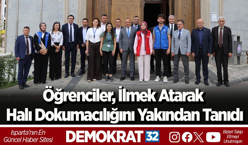 Öğrenciler, İlmek Atarak Halı Dokumacılığını Yakından Tanıdı