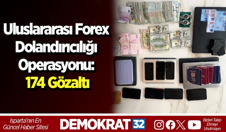 Uluslararası Forex Dolandırıcılığı Operasyonu: 174 Gözaltı