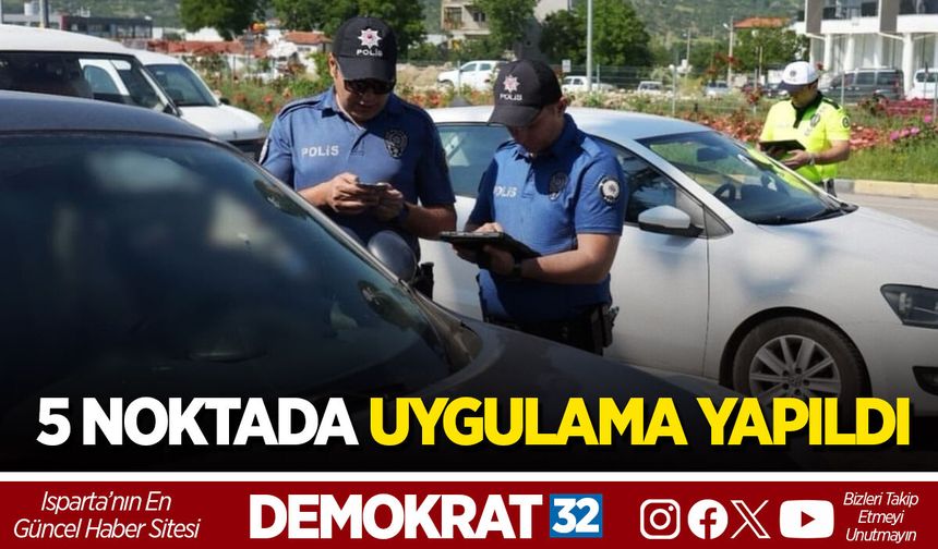 5 NOKTADA UYGULAMA YAPILDI