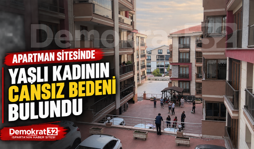 Apartman Sitesinde Yaşlı Kadının Cansız Bedeni Bulundu