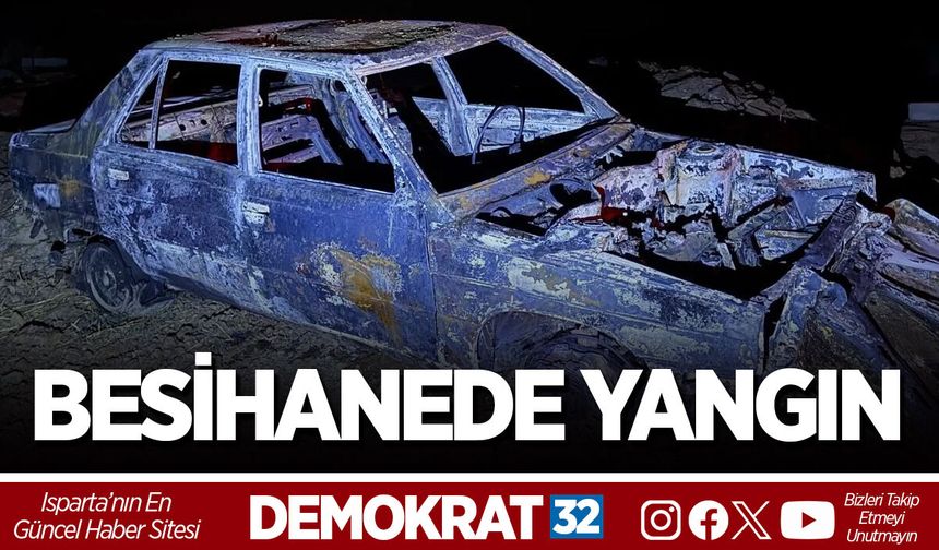 BESİHANEDE YANGIN