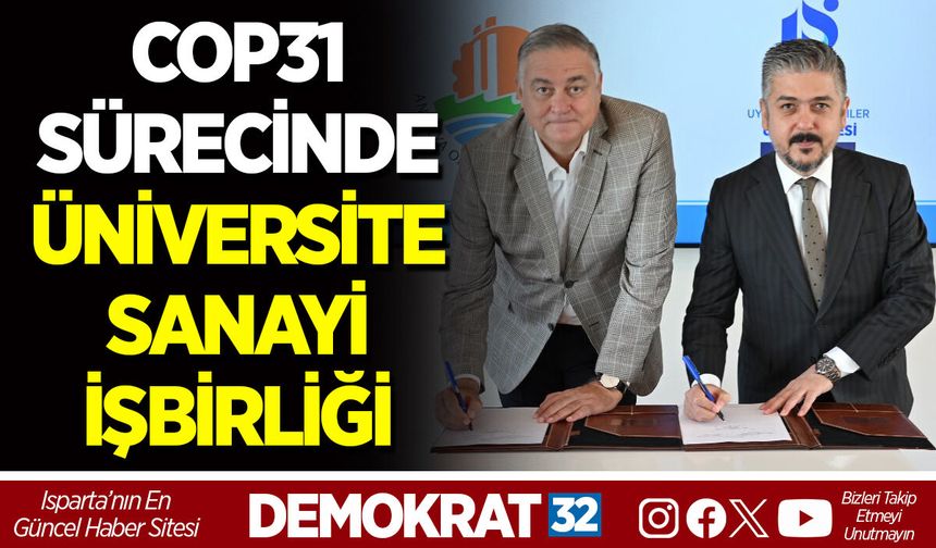 COP31 SÜRECİNDE ÜNİVERSİTE SANAYİ İŞBİRLİĞİ